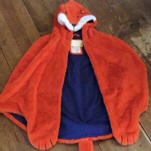 NWT Mini Boden   Fancy Dress Faux Fur Fox Cape